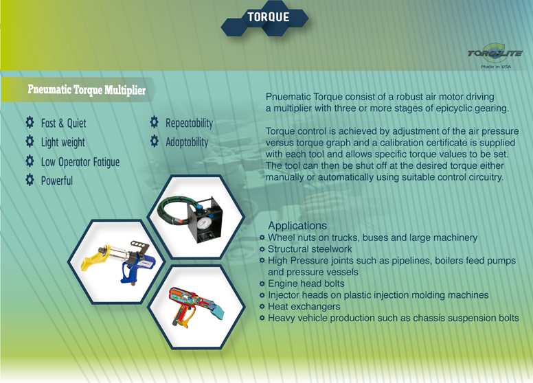 Hydraulic Torque & Pneumatic Torque